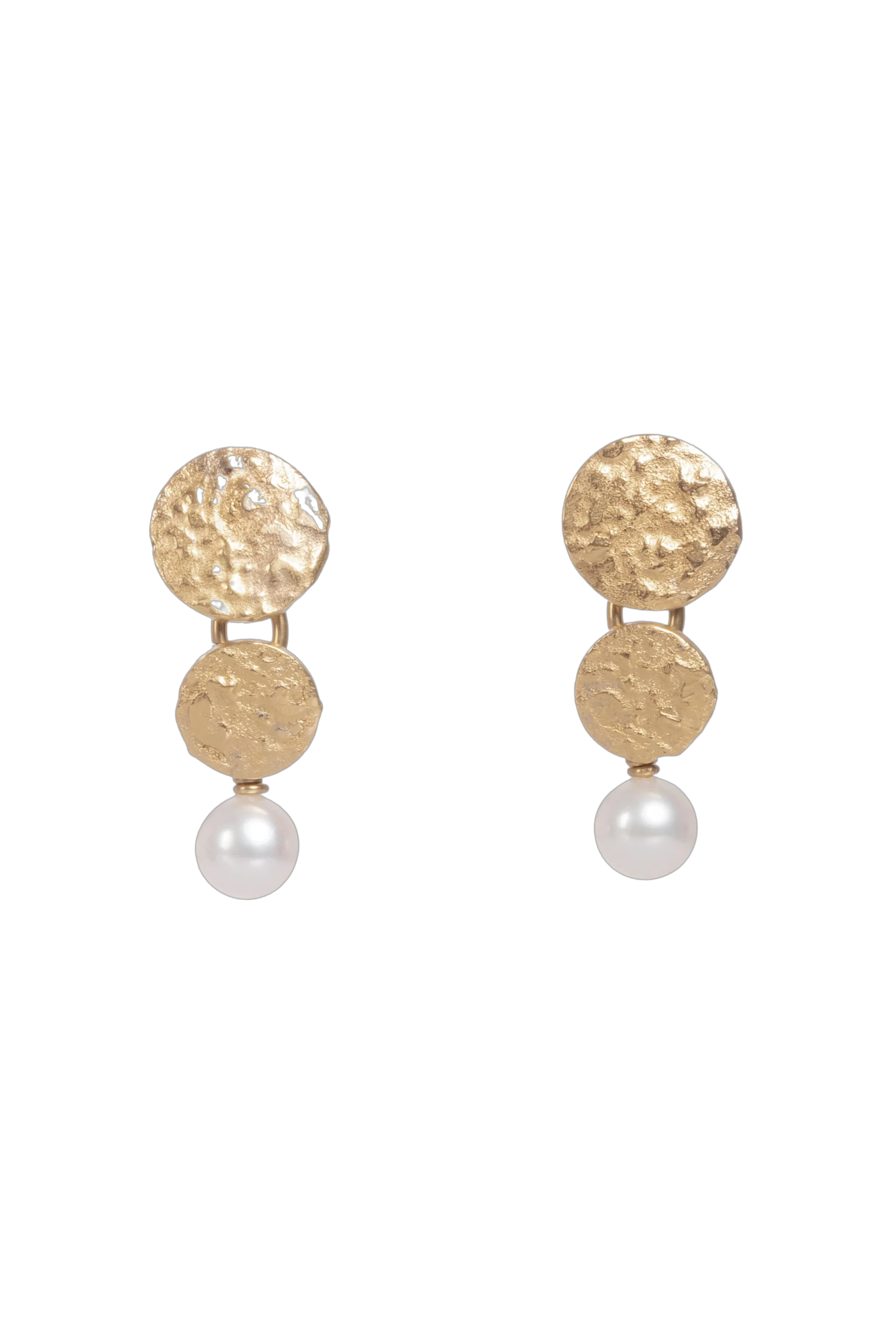 DOUBLE SEA COIN EARRINGS